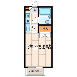 パークヒルズの物件間取画像